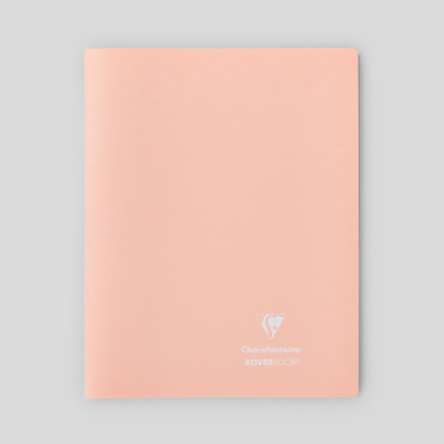Clairefontaine 981475AMZC Lot de 2 Cahiers Agrafés Koverbook Blush 24x32 cm 96 Pages Grands Carreaux Papier 90 g Couverture Polypro Opaque - vue 2