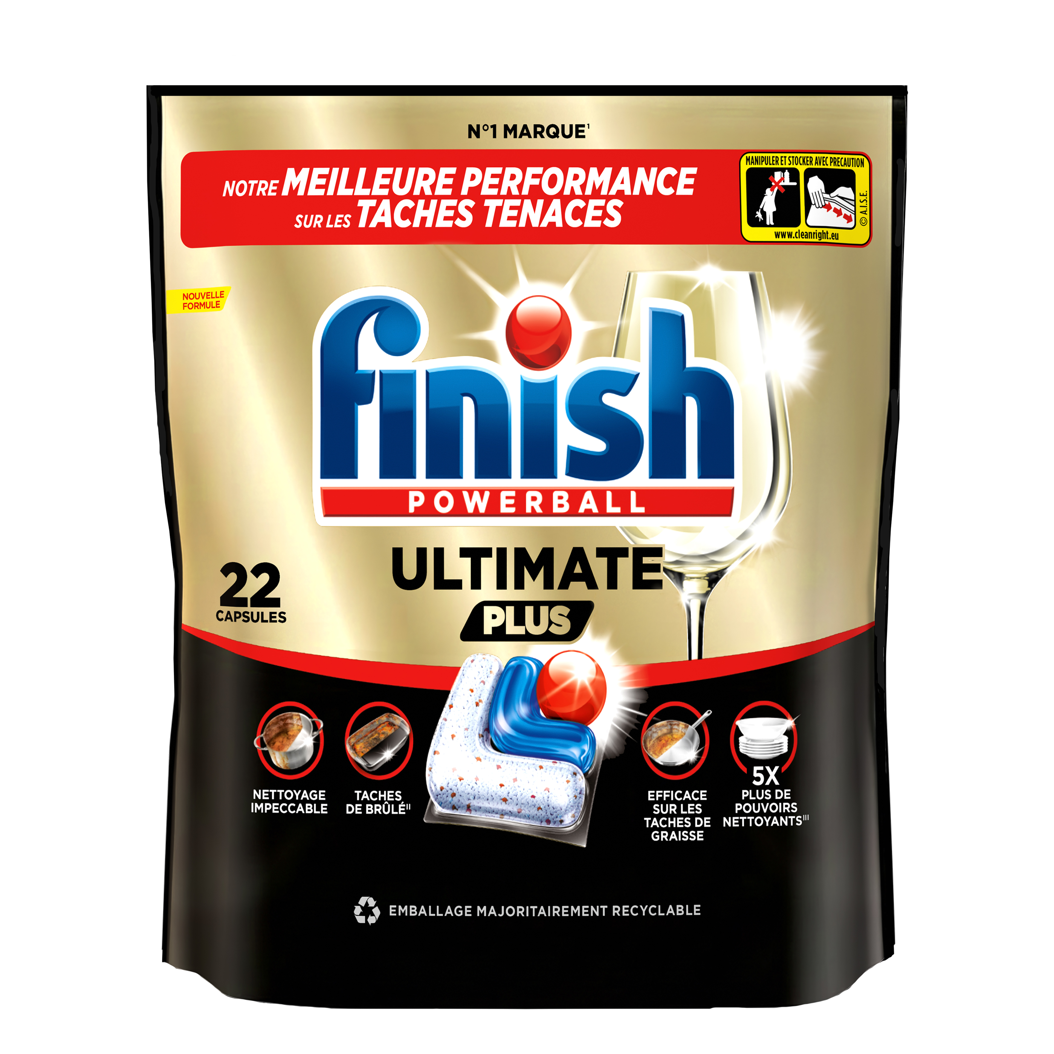 Finish ultimate plus tout en 1 x22 capsules