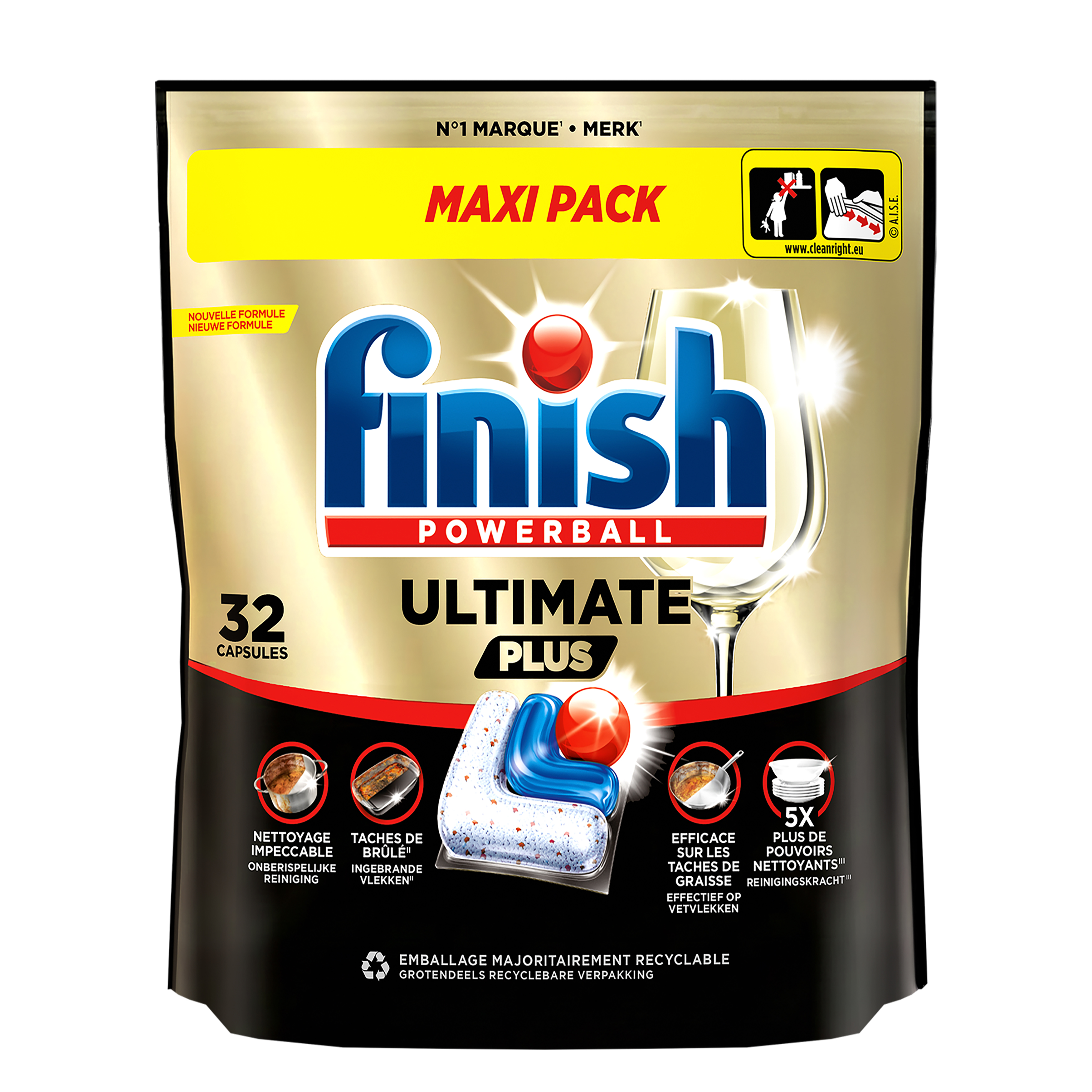 Finish ultimate plus maxi pack x32