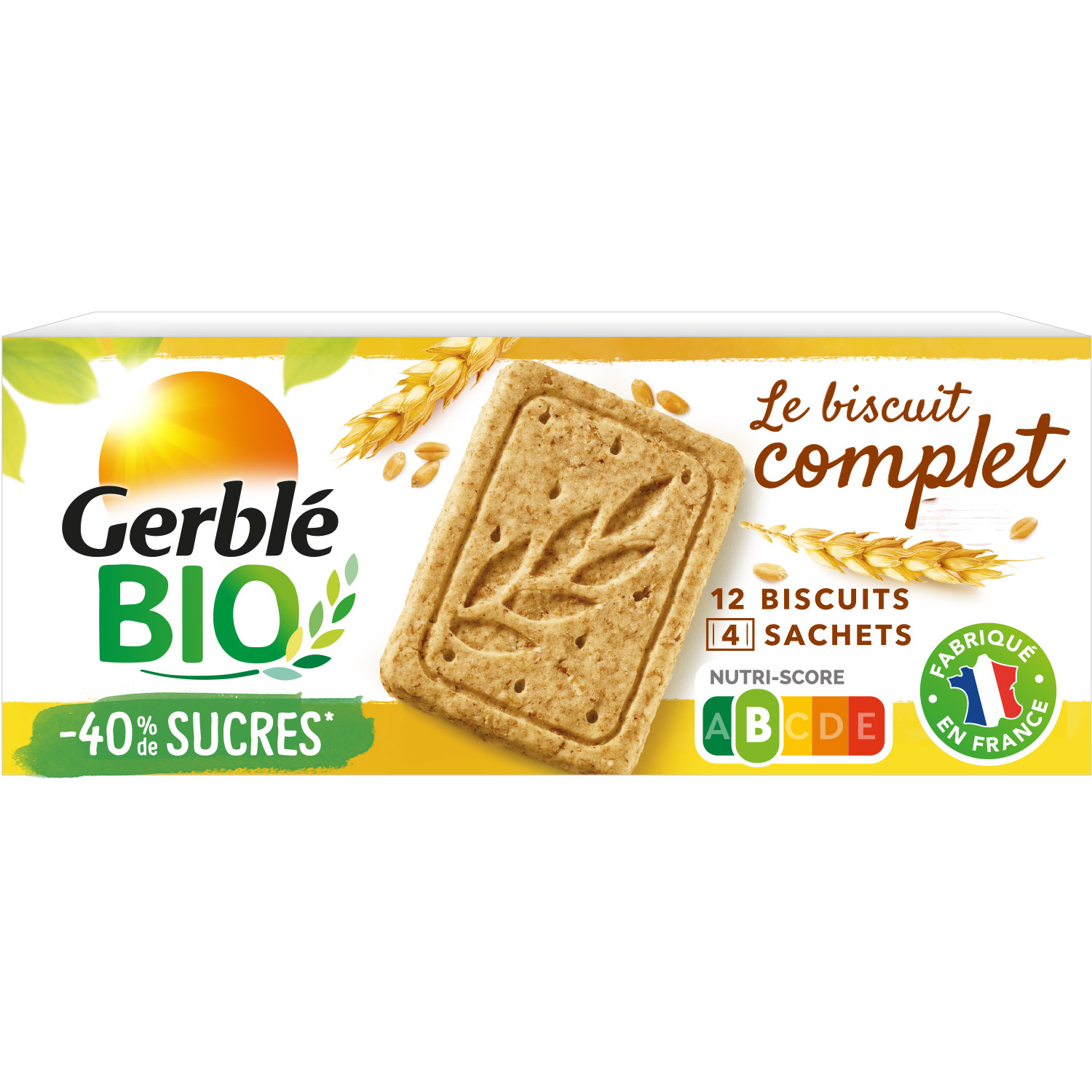 Gerblé le biscuit complet bio