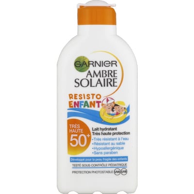 Garnier enfant lait hydratant très haute protection fps 50+ 200ml