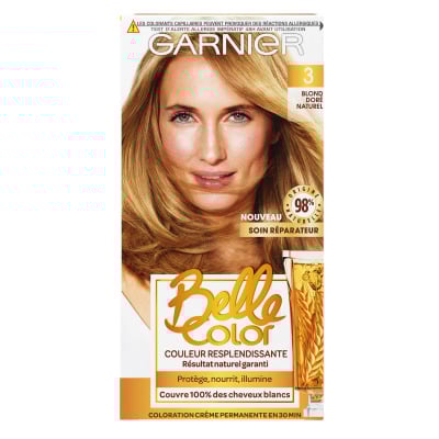 Garnier belle color coloration 3 blond doré naturel