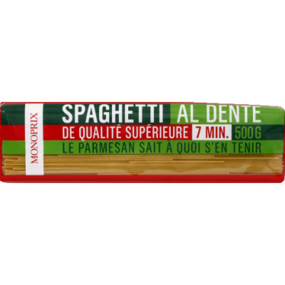 Monoprix spaghetti qualité supérieure 500g