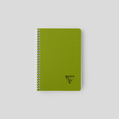 Clairefontaine carnet à spirales 15x21cm petits carreaux 180 pages