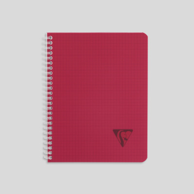 Clairefontaine cahier à spirales 17x22cm petits carreaux 100 pages - vue 1