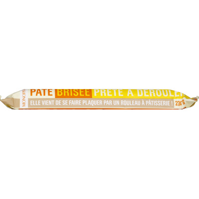 Monoprix pâte brisée prête à dérouler 230g