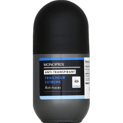 Monoprix déodorant bille homme 50ml