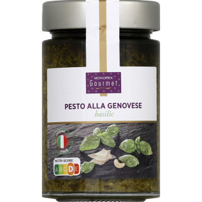 Monoprix Gourmet pesto alla genovese basilic 190g