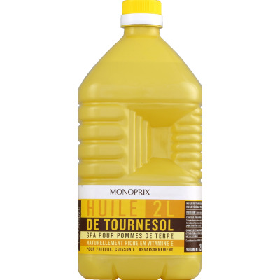 Monoprix huile de tournesol 2l