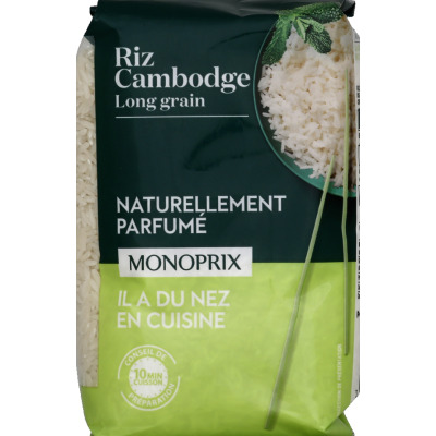 Monoprix long grain naturellement parfumé, cuisson 10 min 500g