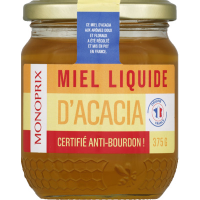 Monoprix miel liquide d’acacia