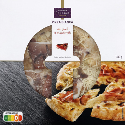 Monoprix Gourmet pizza bianca di montagna 440g