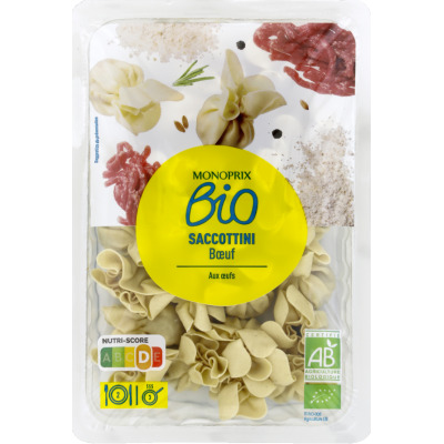 Monoprix Bio saccottini bœuf 250g