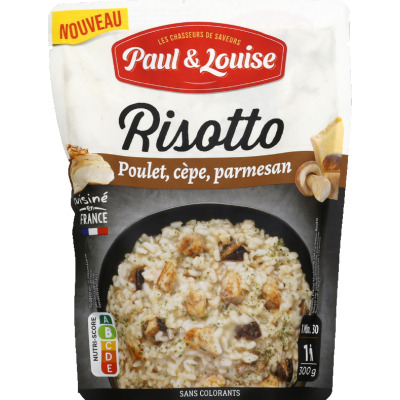 Risotto Poulet Cèpe Parmesan Paul Et Louise Le Paquet De - vue 3