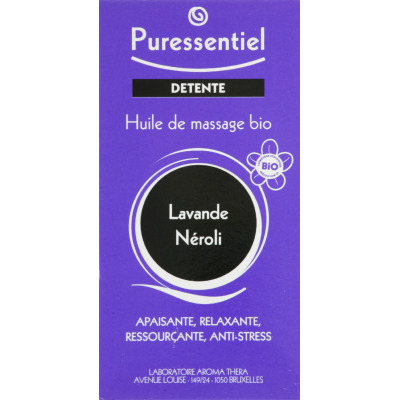 Huile de massage bio détente 100ml - vue 2