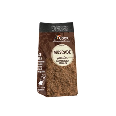 Cook Epice Bio Muscade en Poudre Eco Recharge 35g