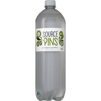 Source des pins eau minérale naturellement pétillante 1.2
