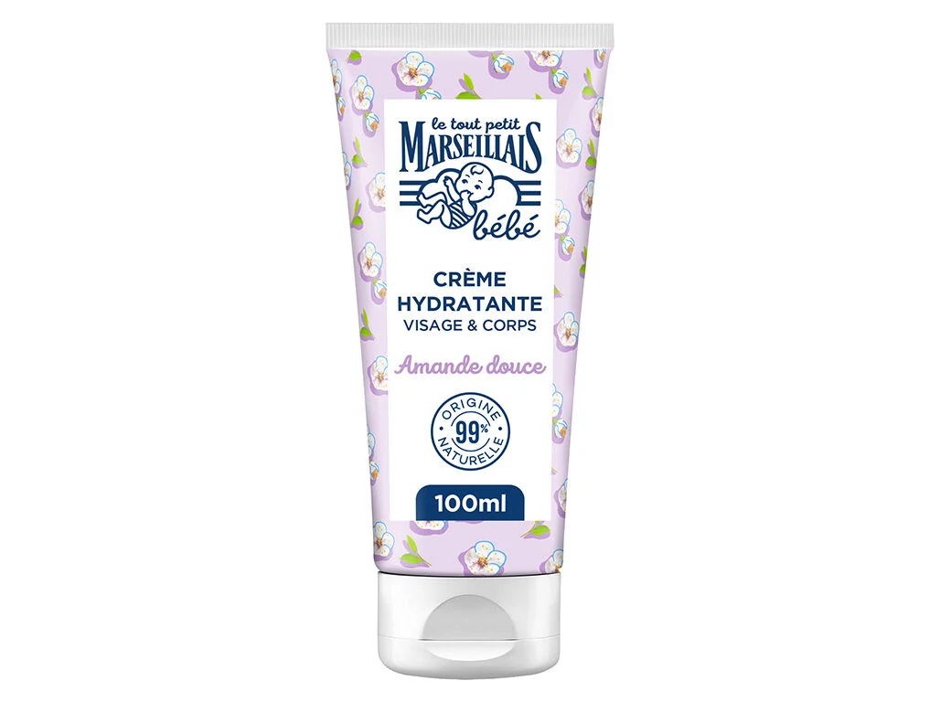Le tout petit marseillais crème hydratante corps & visage bébé d'amande douce 100ml