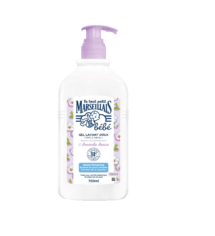 Le tout petit marseillais gel lavant 2en1 doux amande 700ml