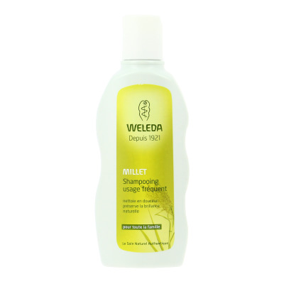 Shampoing Usage Fréquent Au Millet Brillance Weleda Le Tube De 190ml - vue 2