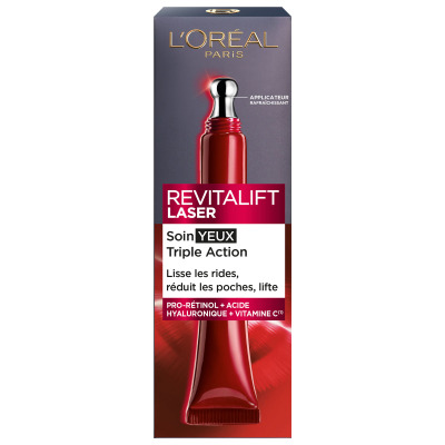 'oréal paris revitalift laser soin yeux anti rides concentré 15ml