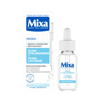Soin Visage Réhydratant Acide Hyaluronique Mixa Le Flacon De 30ml