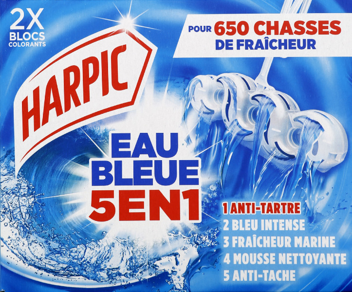 Harpic blocs wc eau x2