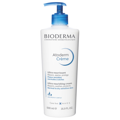 Crème Corps Hydratante Ultra nourrissante Atoderm Bioderma La Pompe De 500ml - vue 3
