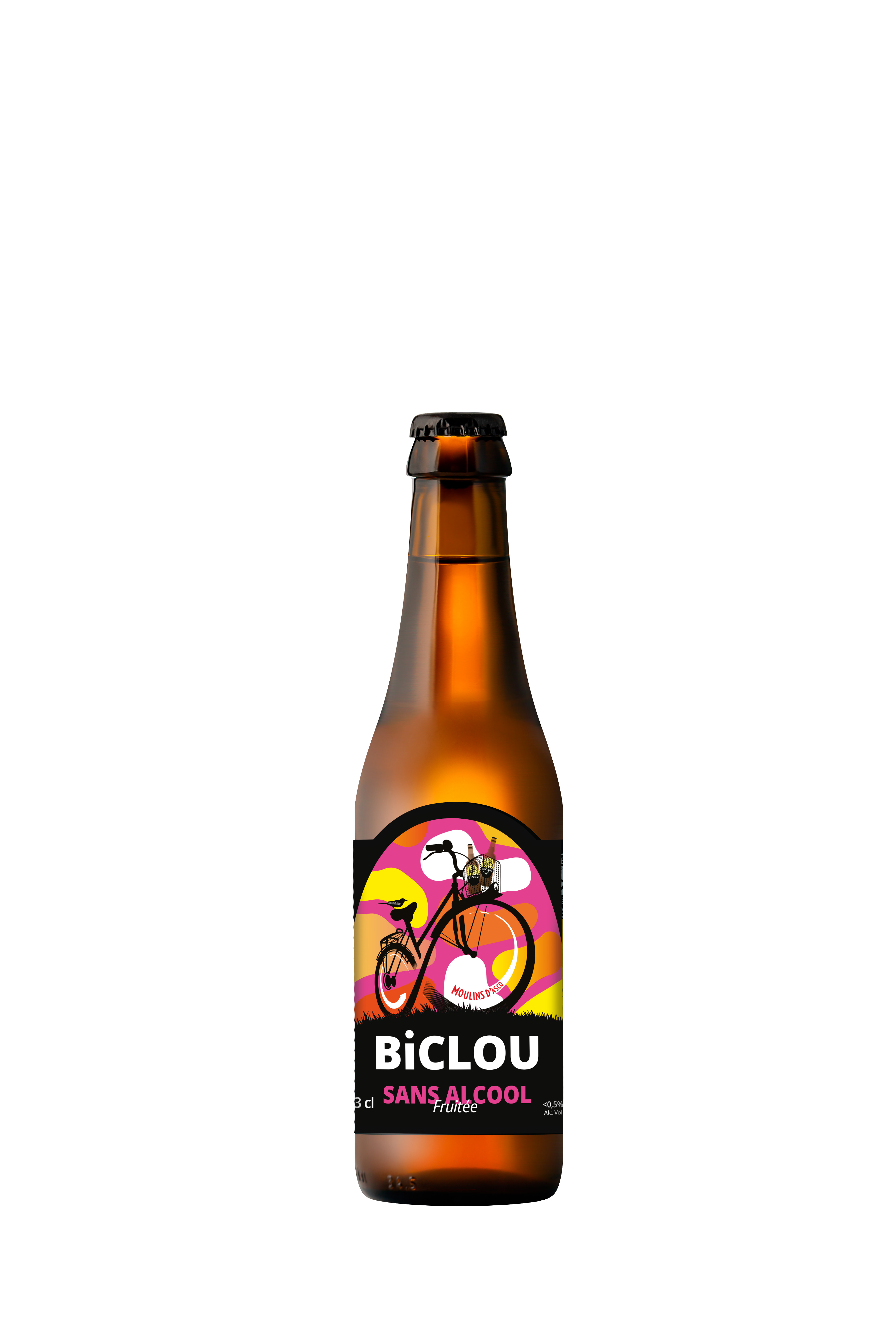 Biclou Bière sans alcool Fruits rouges 33cl Bio