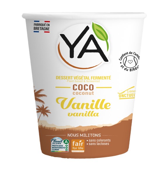 Ya Dessert Végétal Coco Vanille 400g Bio
