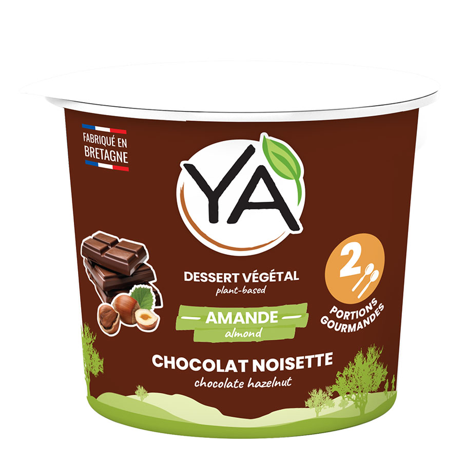 Ya Dessert Végétal Amande Chocolat Noisette 275g Bio