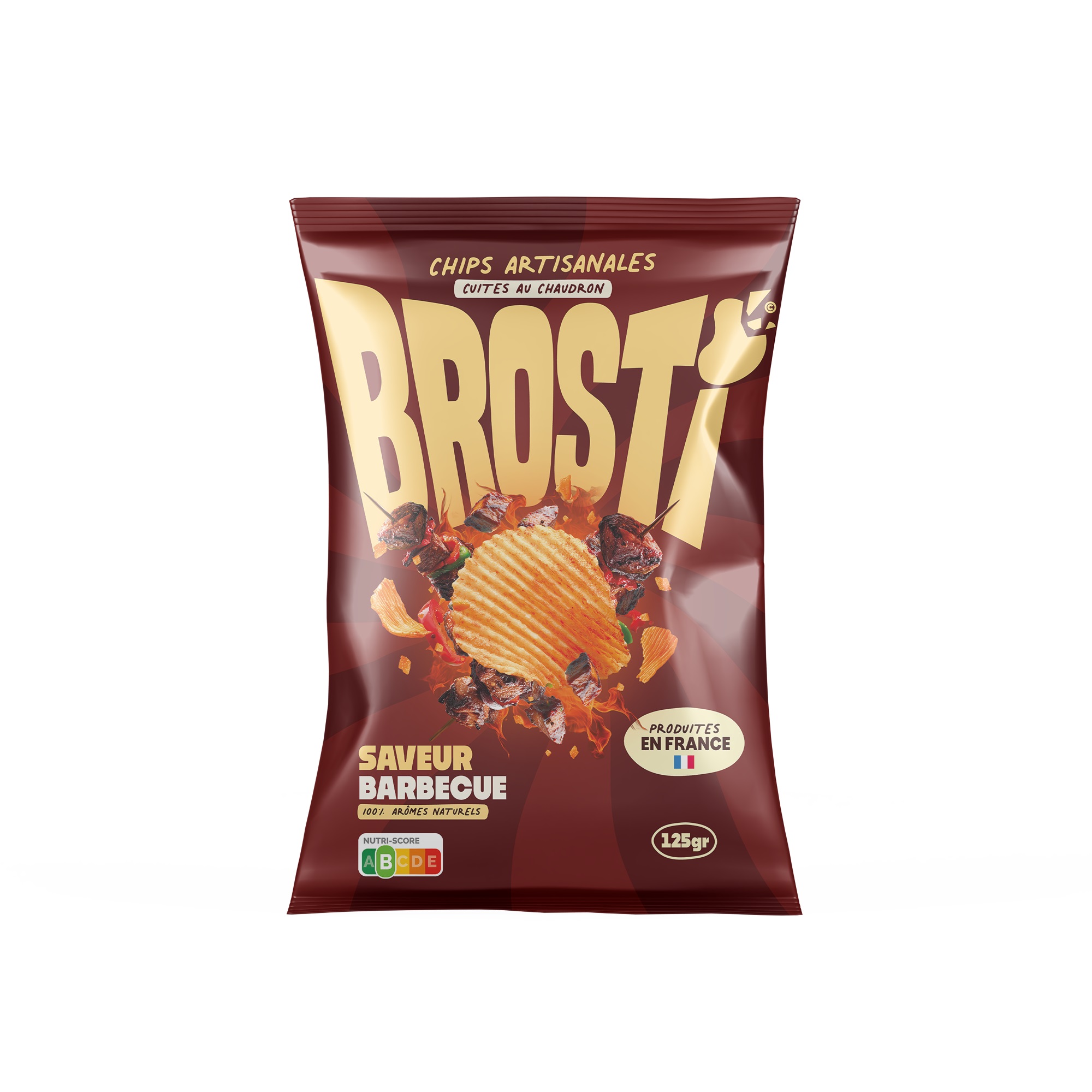 Brosti chips artisanales barbecue 125g