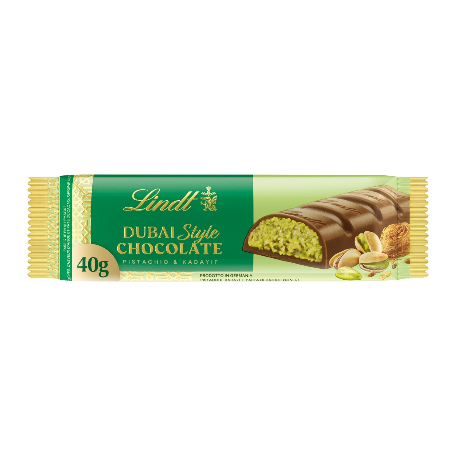 Lindt barre dubaï 40g