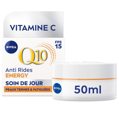 Soin Visage De Jour Activateur D'eclat Q10 Anti rides Energy Nivea Le Pot De 50ml