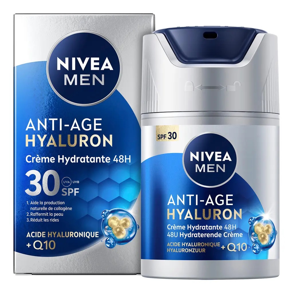 Nivea men crème visage antiâge hyaluron 50ml