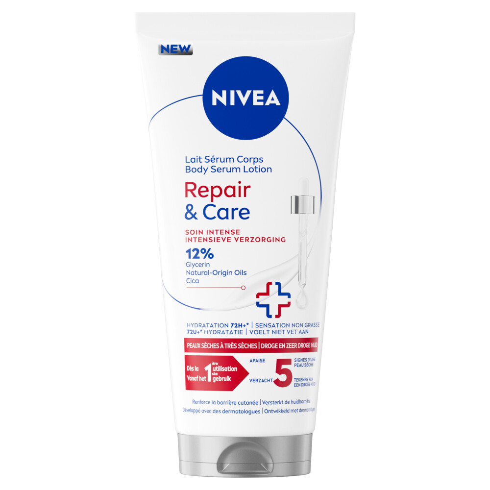 Nivea repair & care body serum lotion 20ml