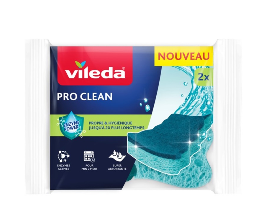 Vileda Pro Clean FHP Éponges de nettoyage Lot de 2 - vue 2