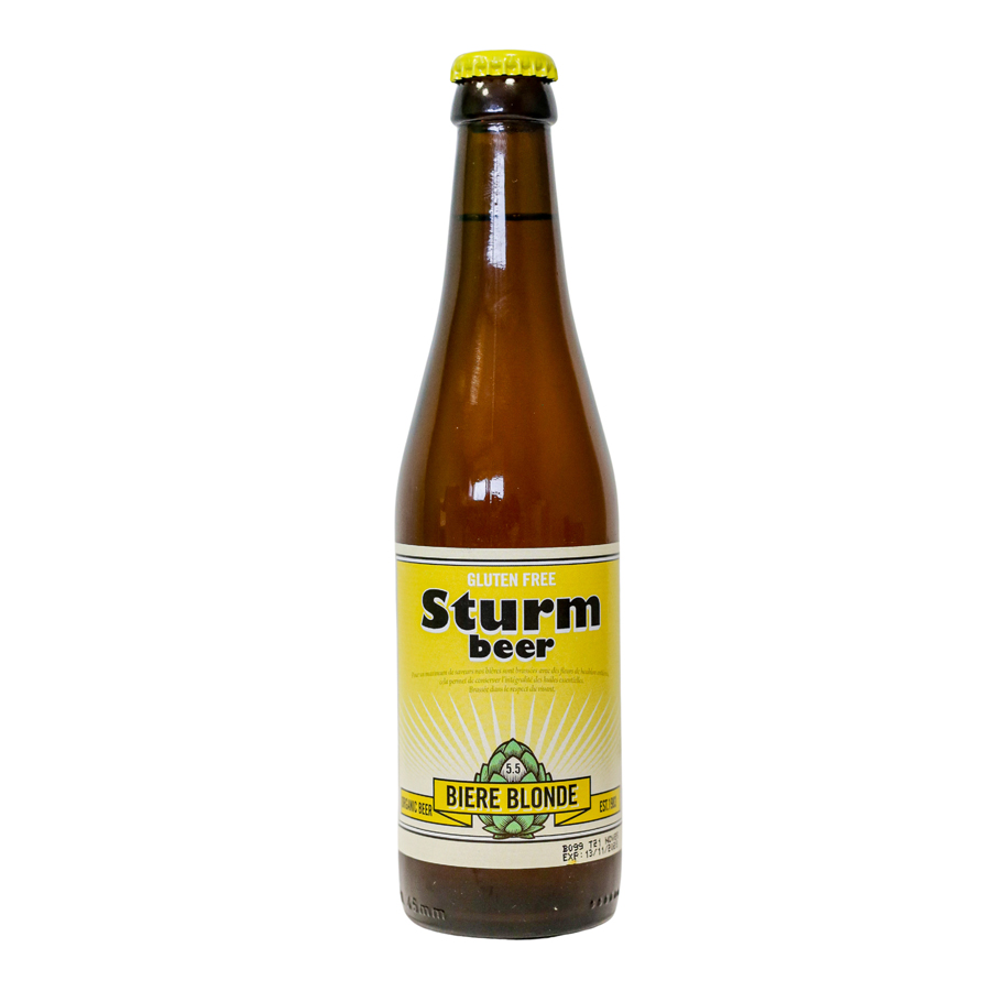Sturmbeer Bière Blonde sans gluten 33cl Bio