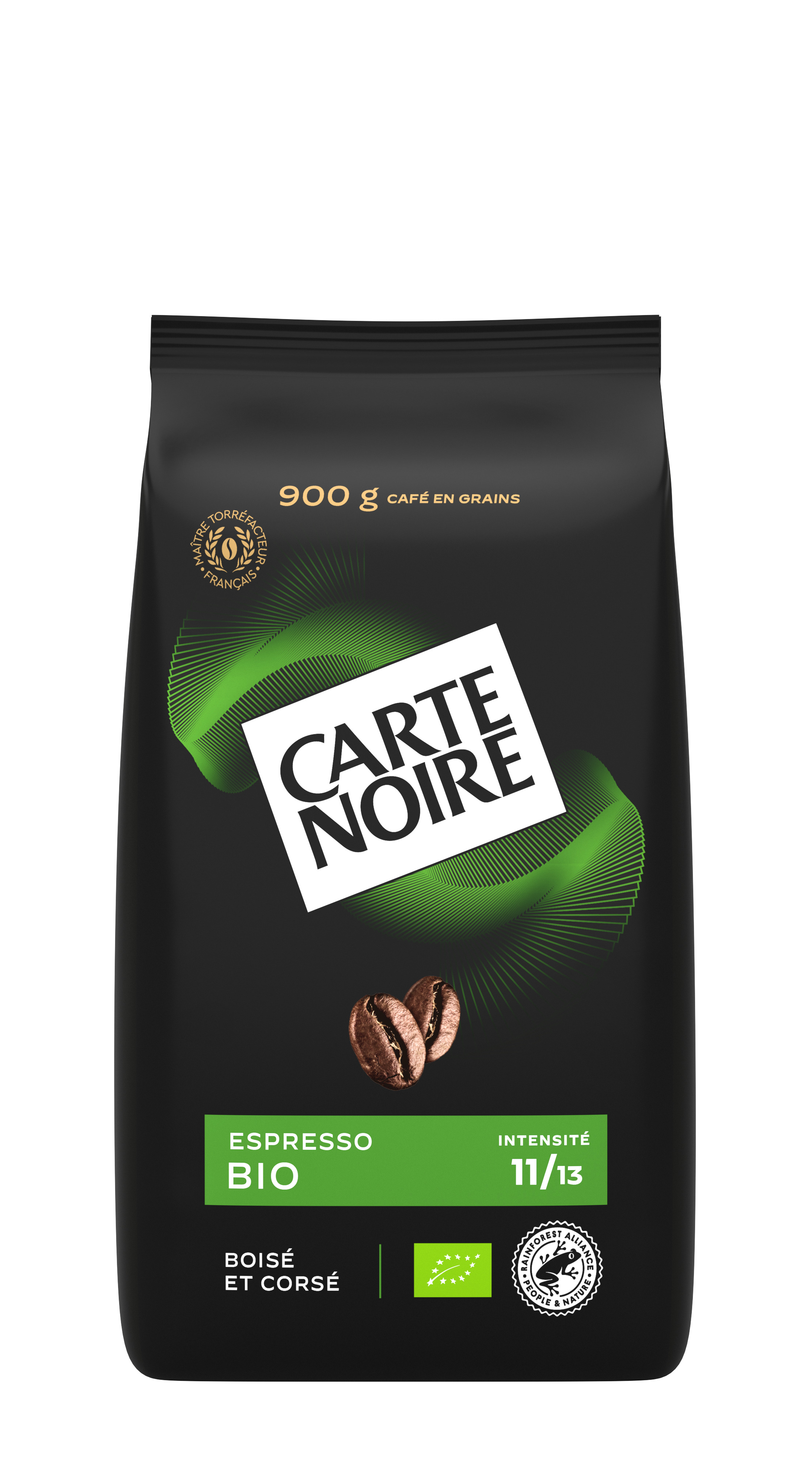 Carte cafûˋ en grains espresso bio