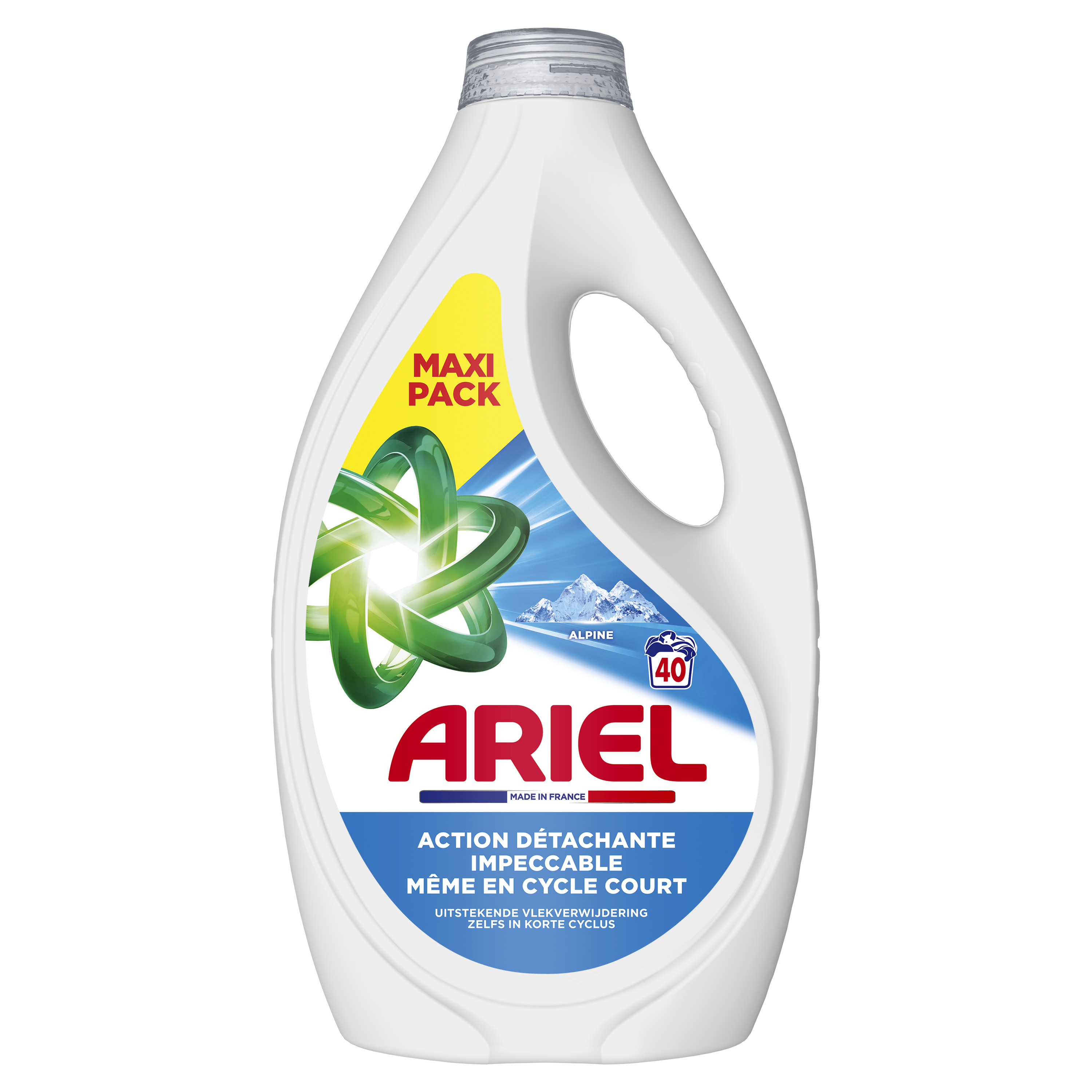 Ariel liquide détergent alpine x40