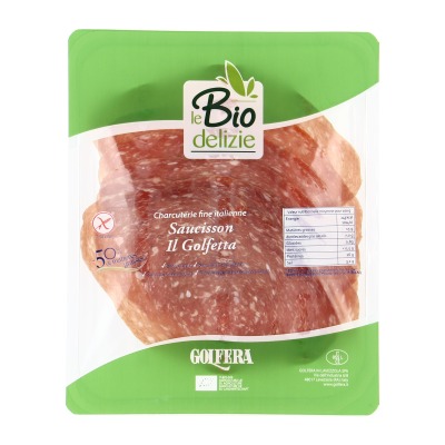 Biodelizie Saucisson Sans Sel Nitrité Bio 80g