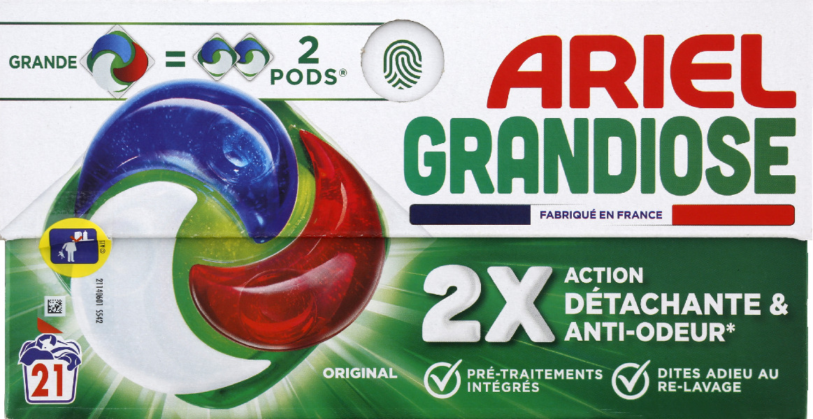 Lessive Capsules Original Ariel La Boite De 21 Capsules