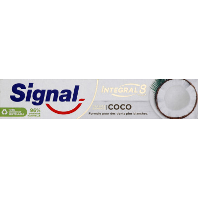 Dentifrice Integral 8 Nature Elements Coco Signal Le Tube De 75ml