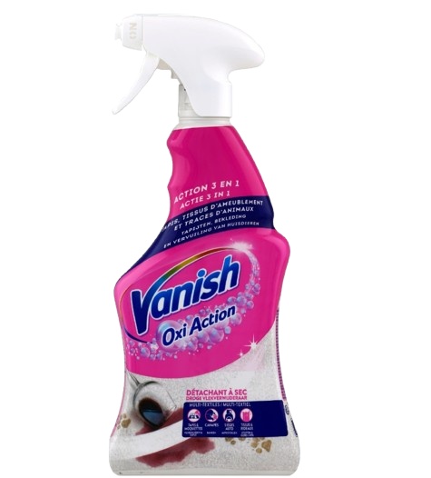 Spray Détachant Avant lavage À Sec Vanish Le Flacon De 500ml