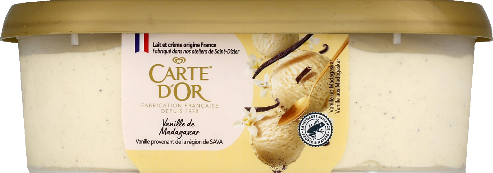 Carte d'or crû´me glacûˋe û la vanille de madagascar 900ml