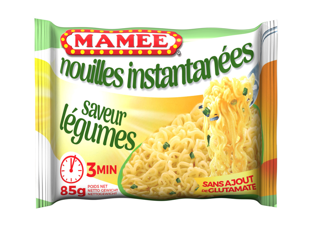 Mamee nouilles instantanées, saveur légumes 85g